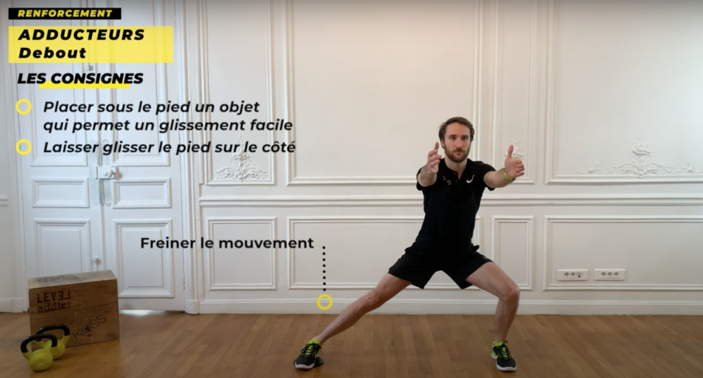 exercice de renforcement musculaire des adducteurs