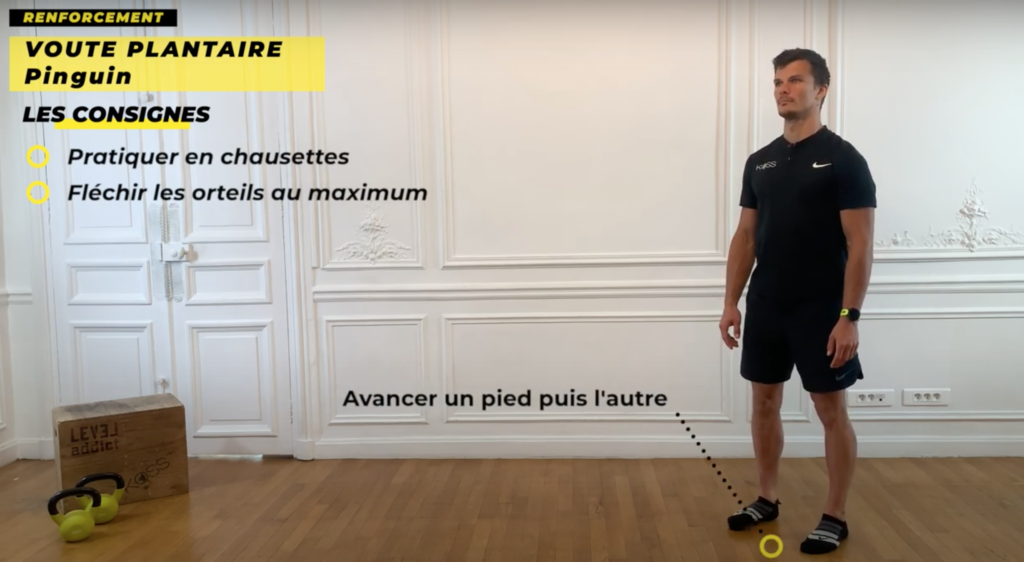 exercice de renforcement musculaire de la voute plantaire