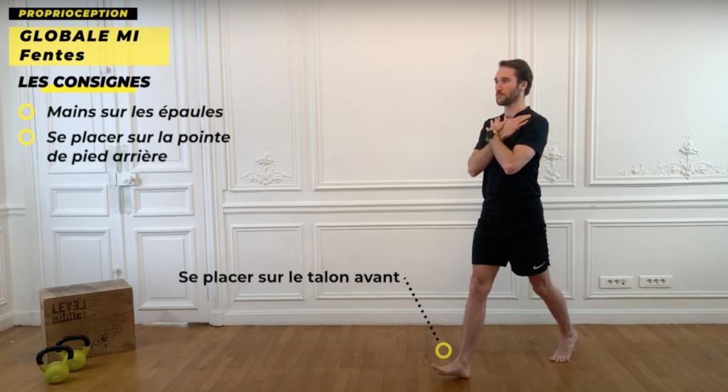 exercice de proprioception équilibre entorse cheville