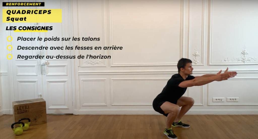 exercice de renforcement du quadriceps