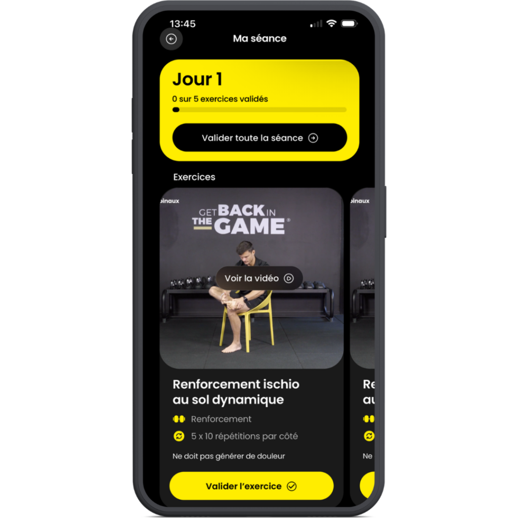 Programme de kine digital HOPP