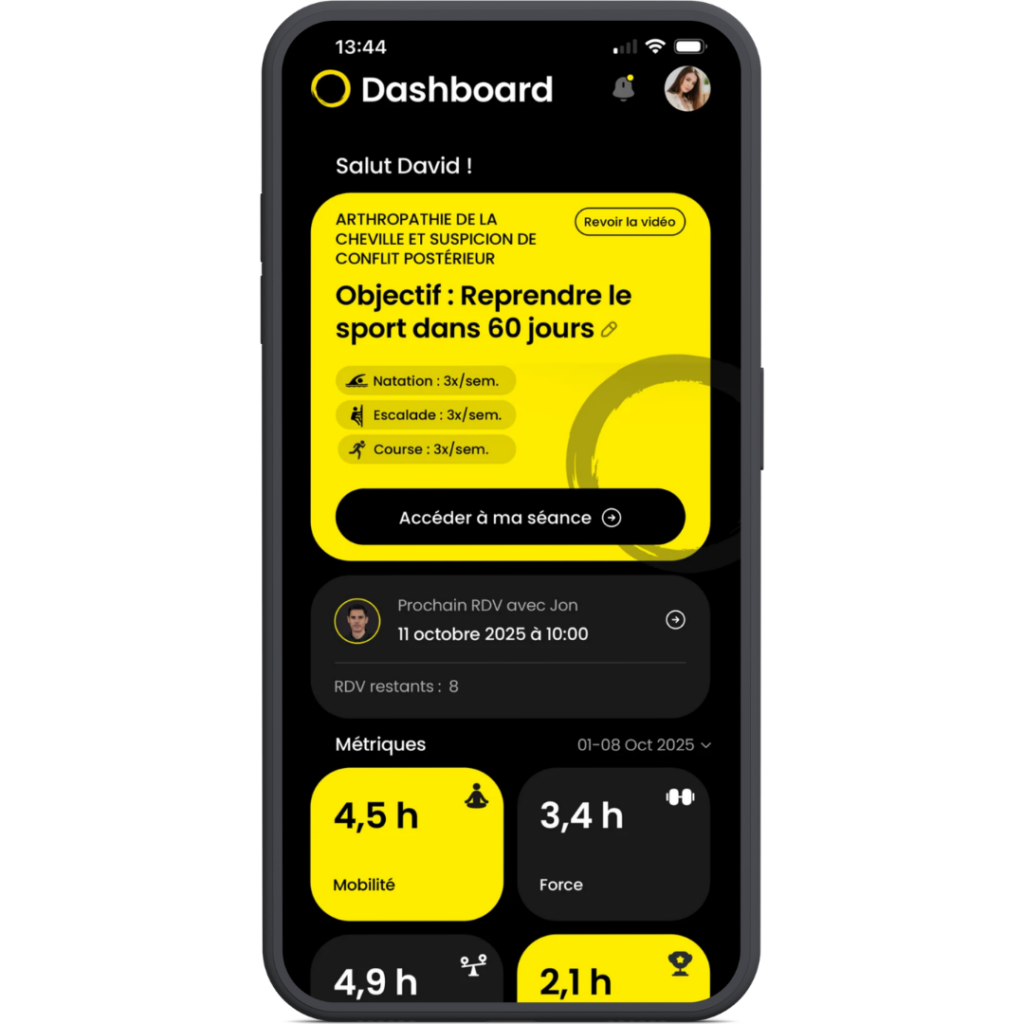 mockup dashboard hopp