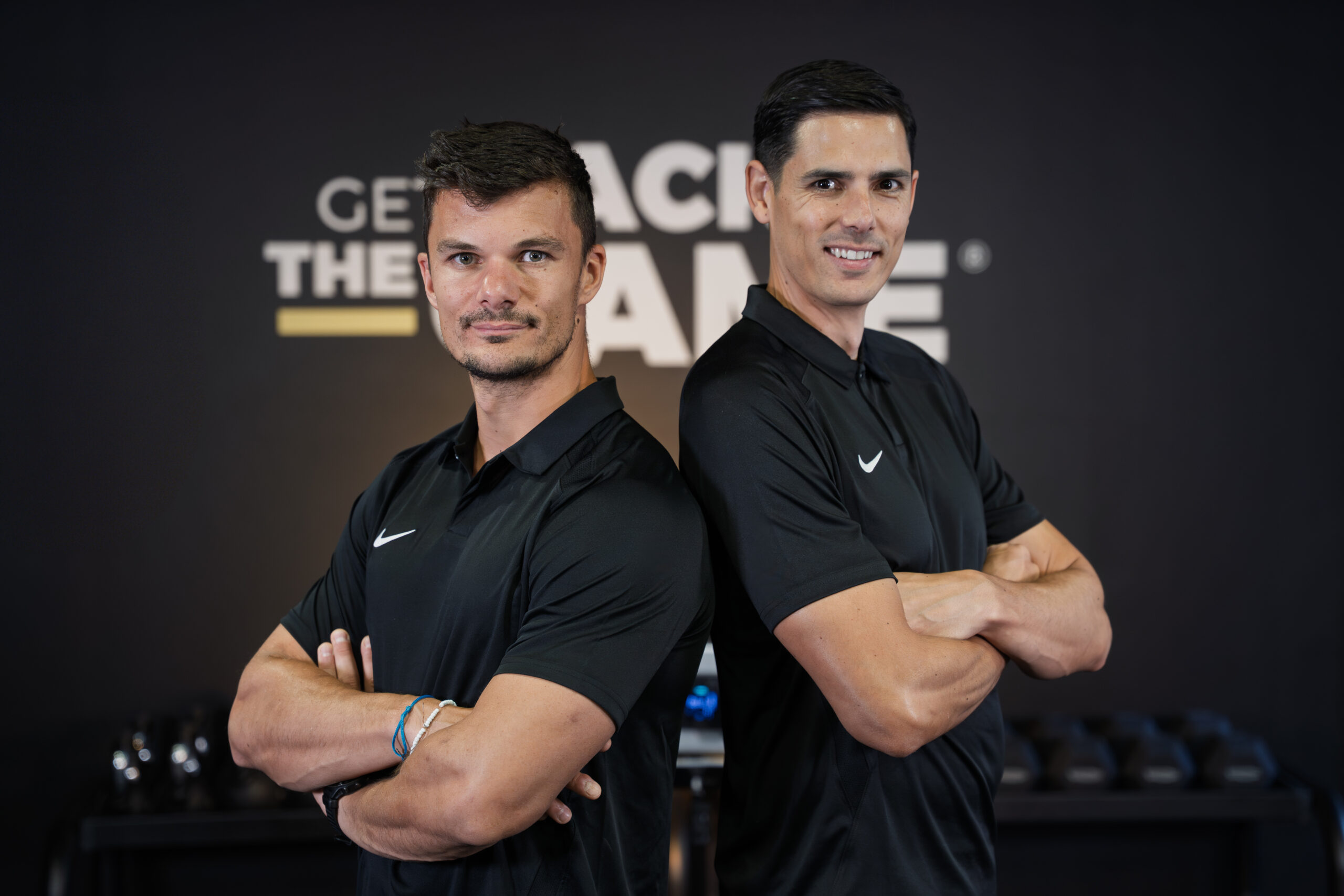 Hemrick Verwaerde and Thibault Vignais, sports physiotherapists and founders of HOPP