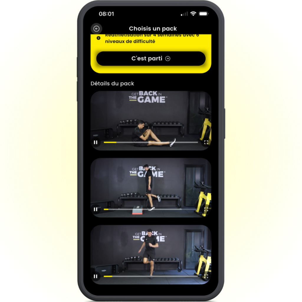 Exercice mobilite pied programme pack de soins HOPP