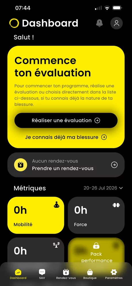 Personalisierte Auswertung in der HOPP-App