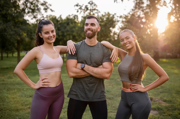 A group of people of every profile, athletes and non-athletes