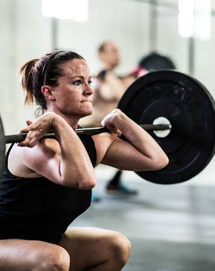 Athlete after an intense session that can cause sore muscles